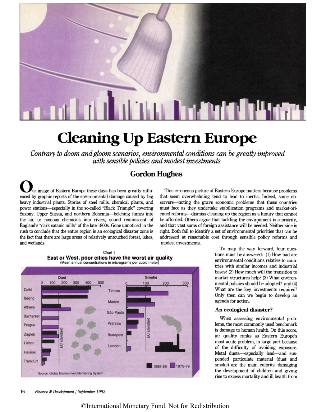Cleaning up Eastern Europe
