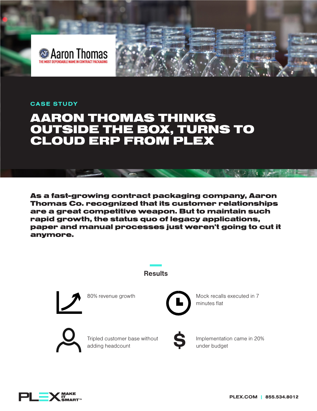 Aaron Thomas Thinks Outside the Box, Turns to Cloud Erp from Plex