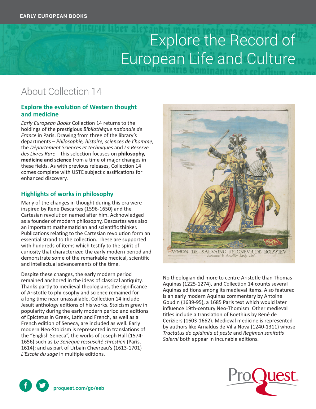 Explore the Record of European Life and Culture