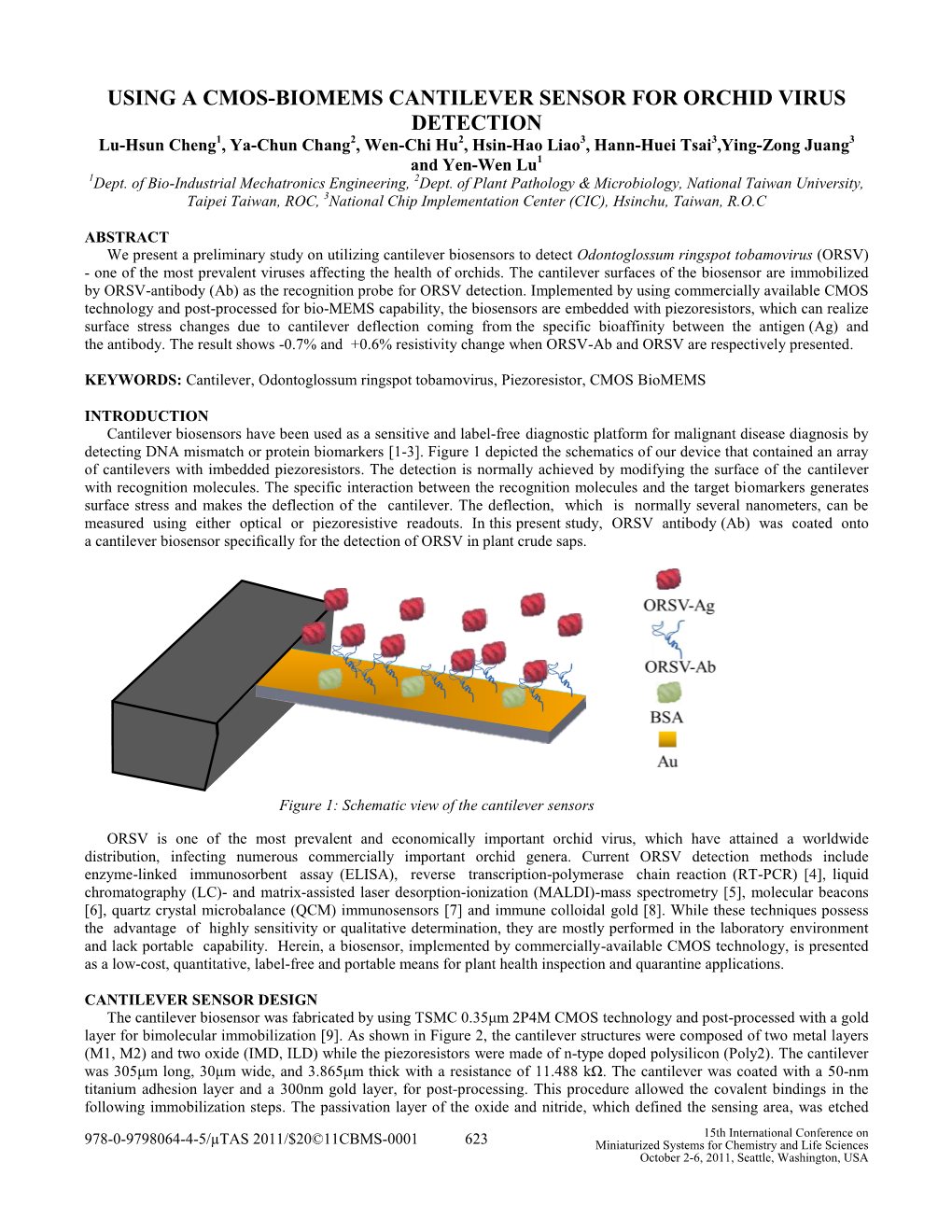 Using a Cmos-Biomems Cantilever Sensor For