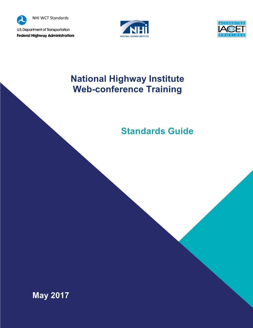 NHI Web-Conference Training Standards Guide