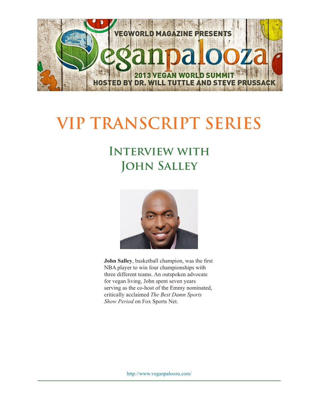 Vip Transcript Series