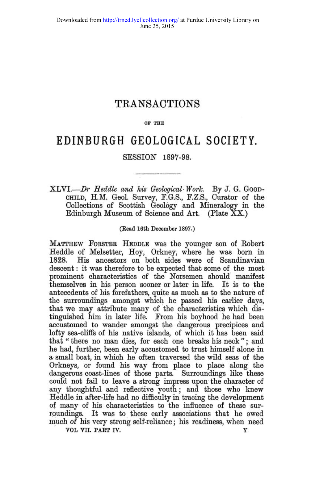 Edinburgh Geological Society