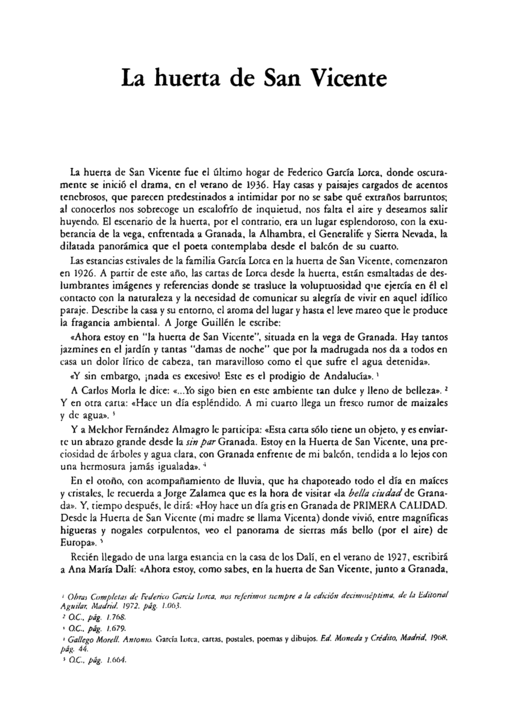 Pdf La Huerta De San Vicente / Antonina Rodrigo Leer Obra