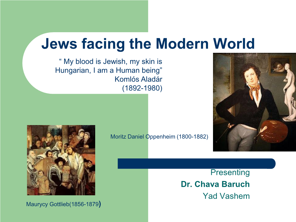 The Jew in the Modern World- a Documentary History