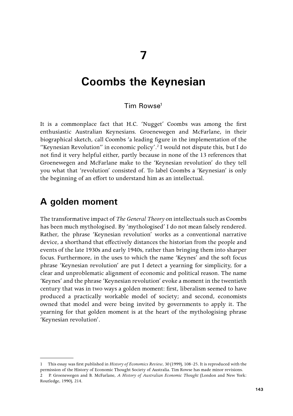 7 Coombs the Keynesian