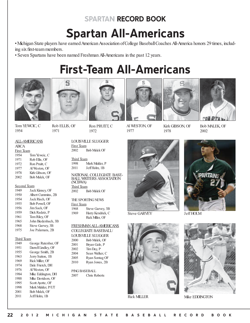 2012 Baseball Record Book.Indd