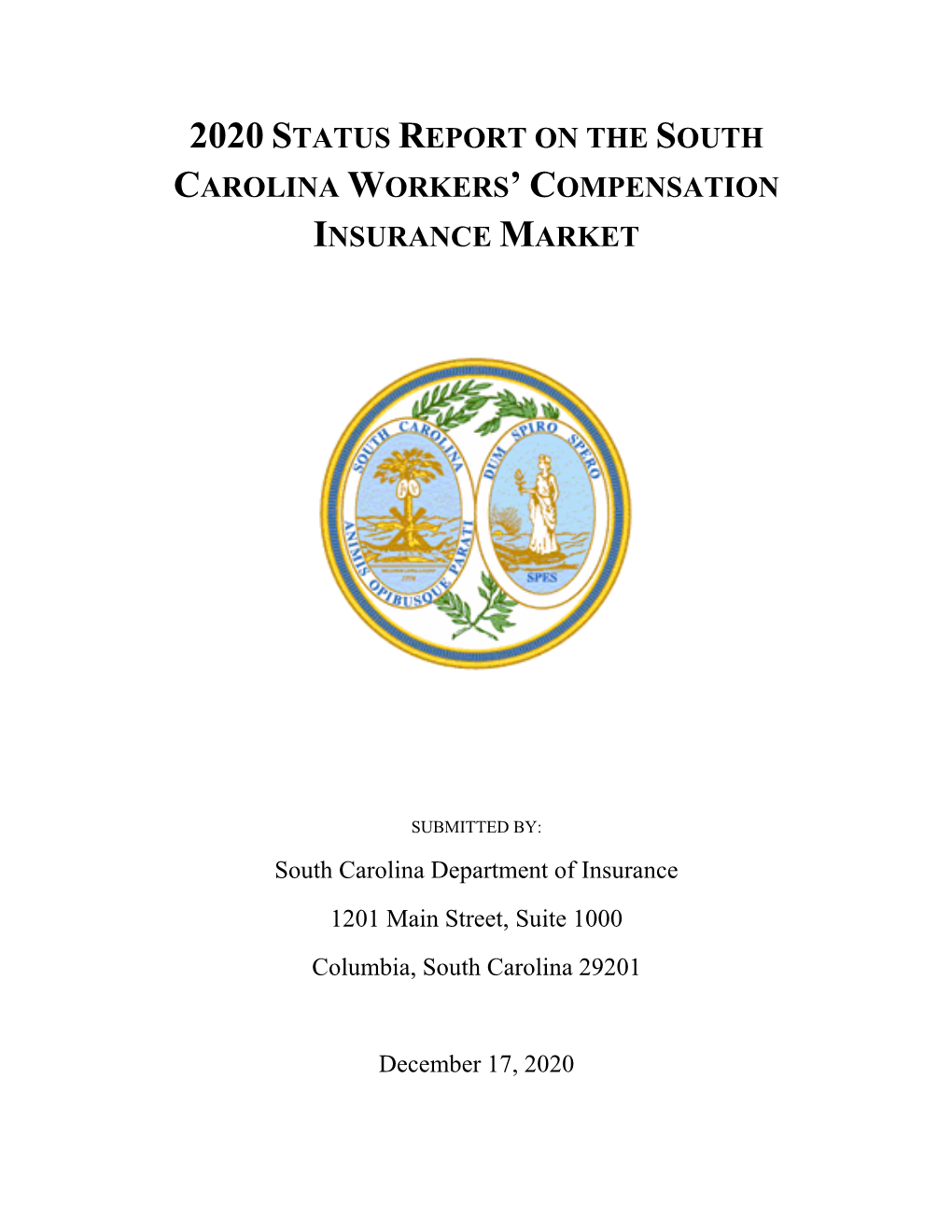 2020 Report on Workers' Compensation Insurance Coverage