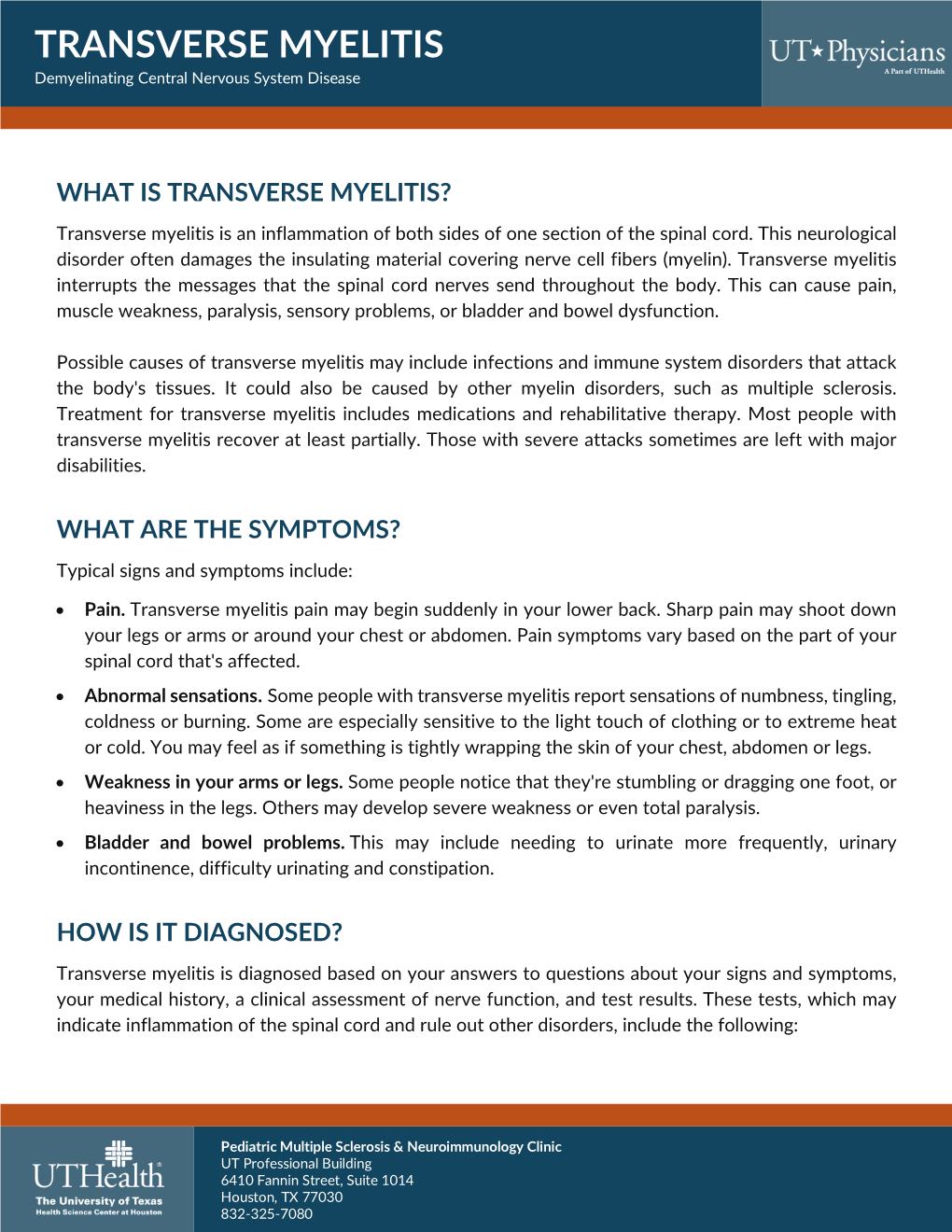 Transverse Myelitis