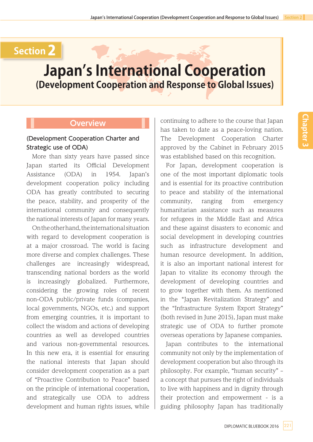 Japan's International Cooperation