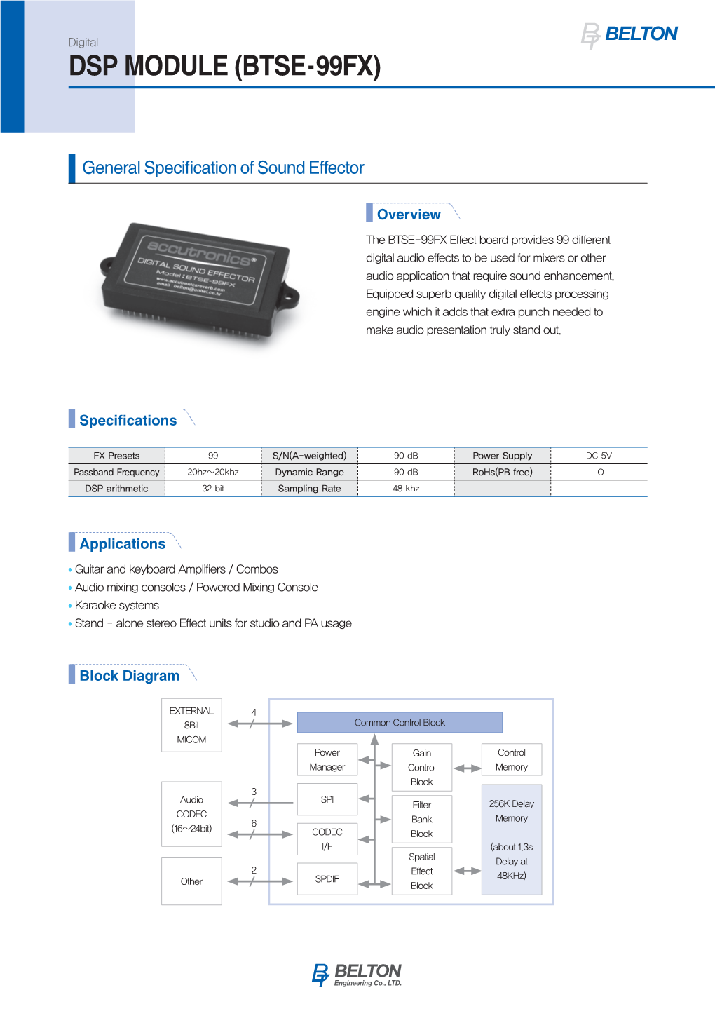 Dsp Module (Btse-99Fx)