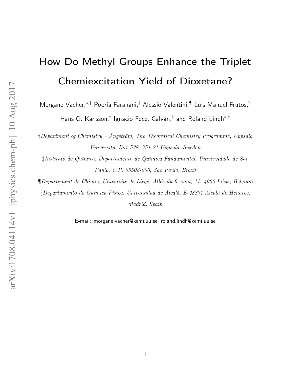 How Do Methyl Groups Enhance the Triplet Chemiexcitation Yield of Dioxetane?