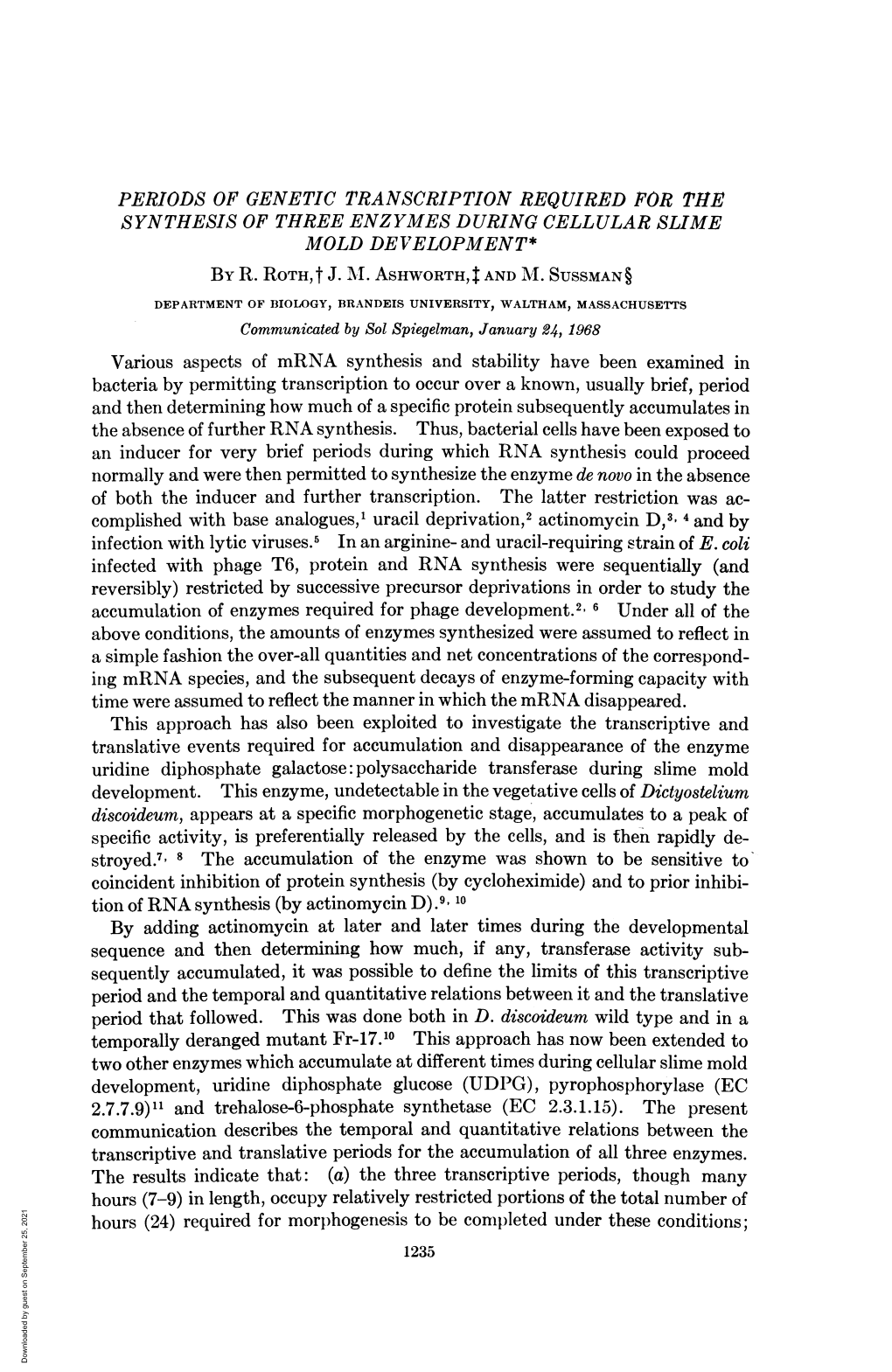 Development, Uridine Diphosphate Glucose (UDPG), Pyrophosphorylase (EC 2.7.7.9)11 and Trehalose-6-Phosphate Synthetase (EC 2.3.1.15)