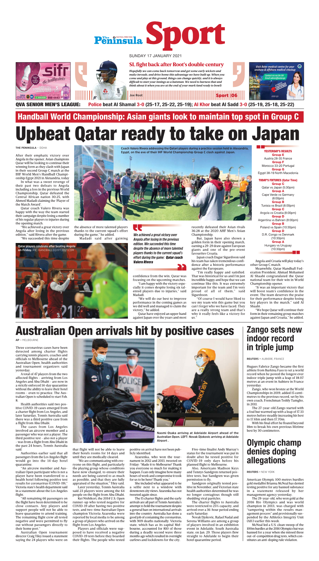 Upbeat Qatar Ready to Take on Japan