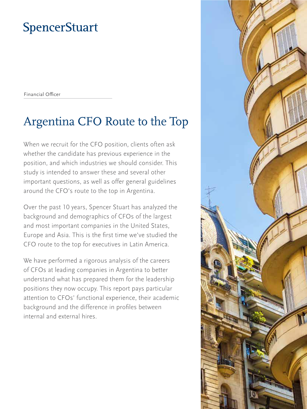 Argentina CFO Route to the Top