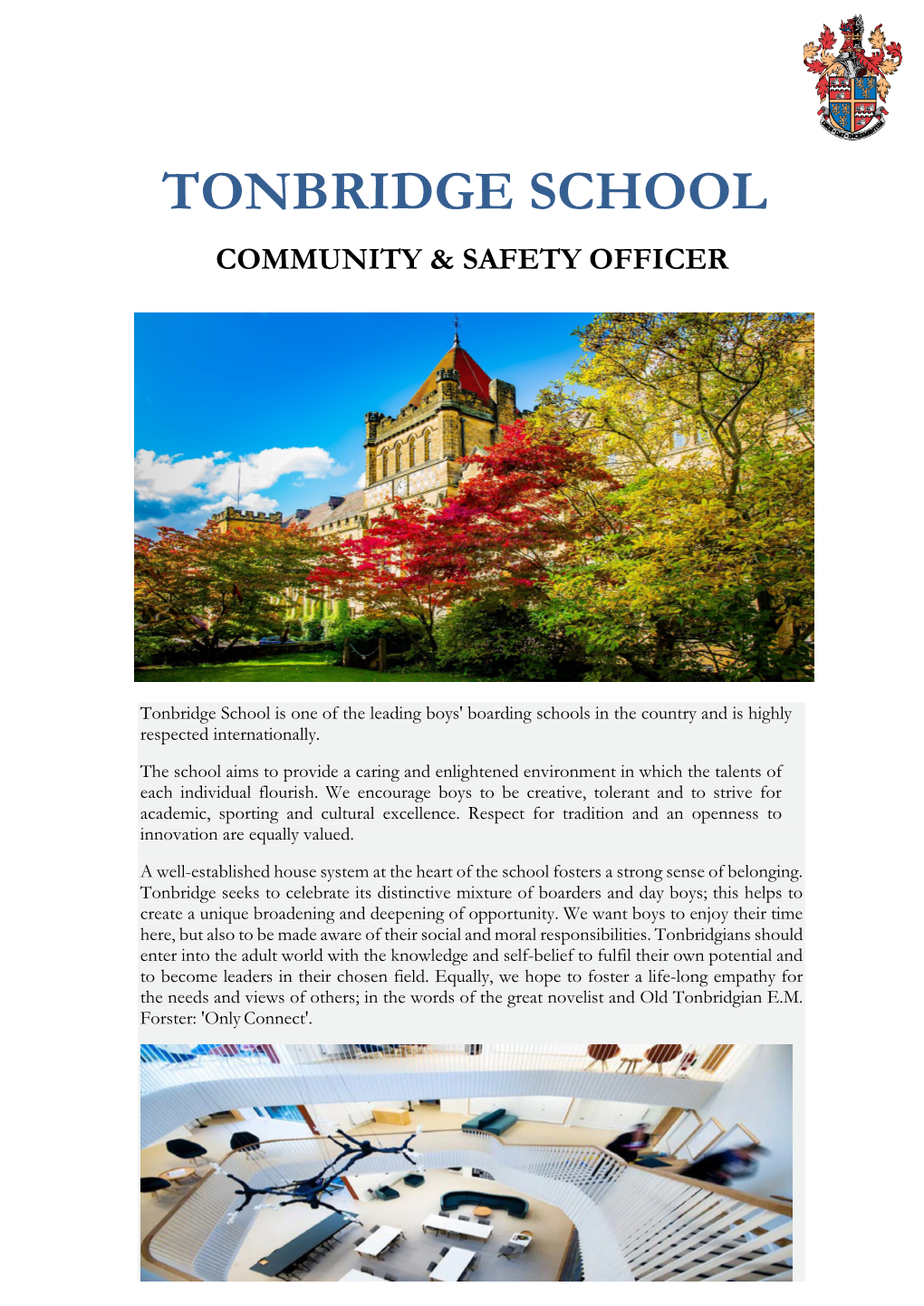 Tonbridge School Community & Safety Officer