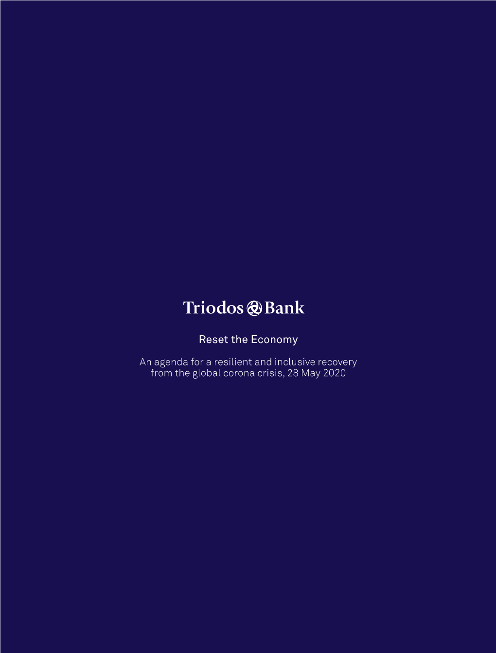 Triodos Bank: Reset the Economy561 KB