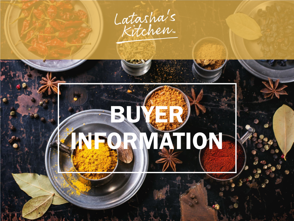 Buyer Information