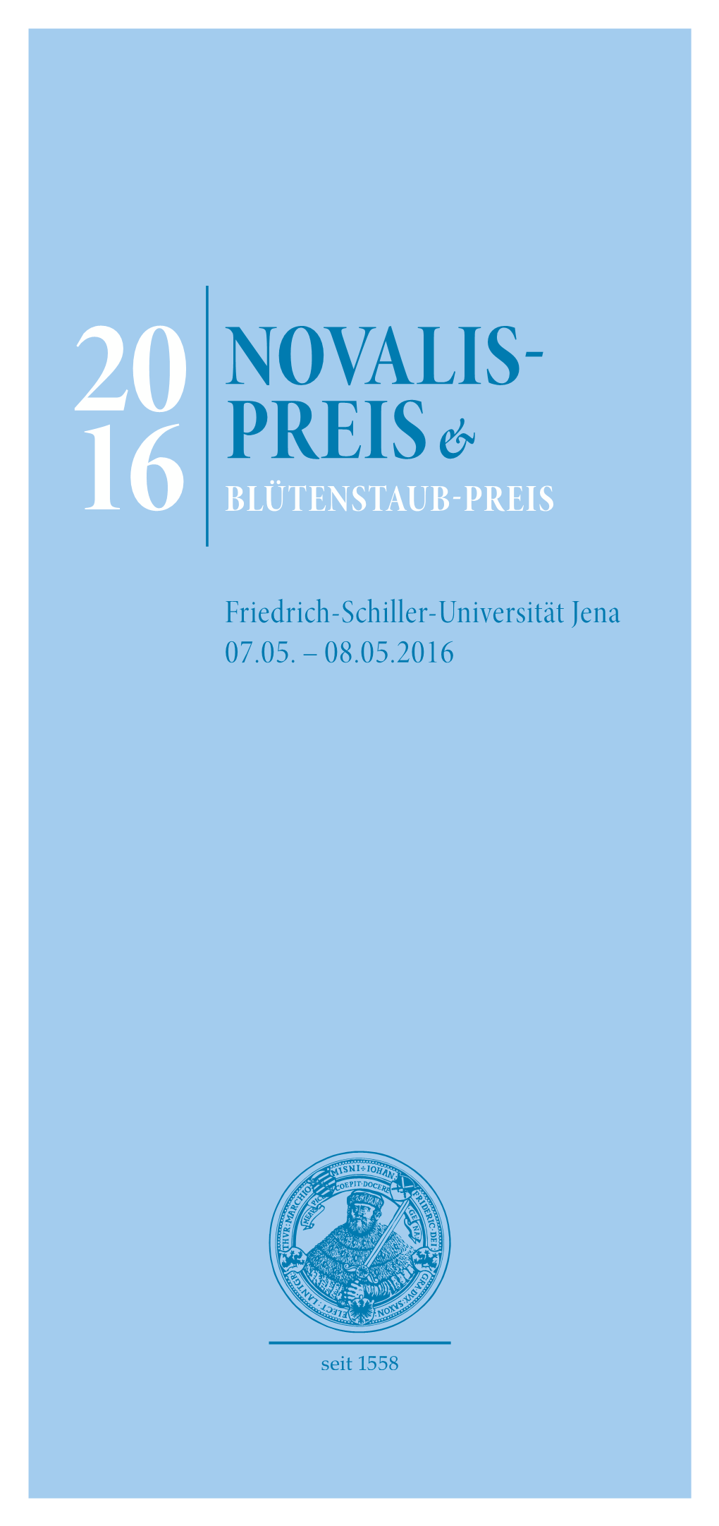 Novalis- 20 Preis & 16 Blütenstaub-Preis