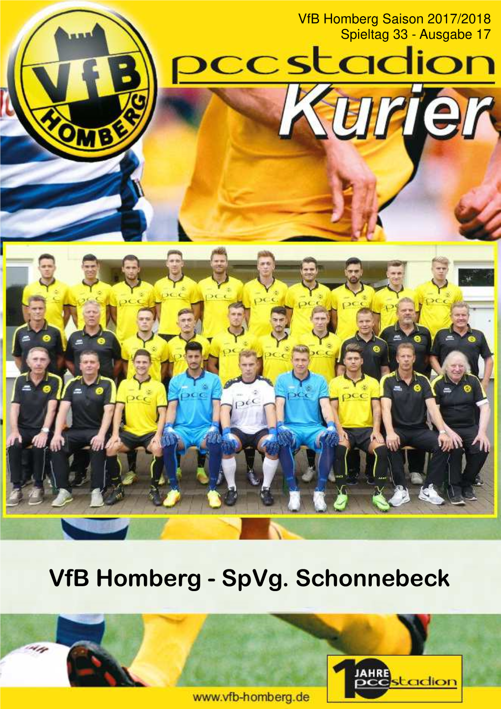 Vfb Homberg Kurier 20172018 17 Hp