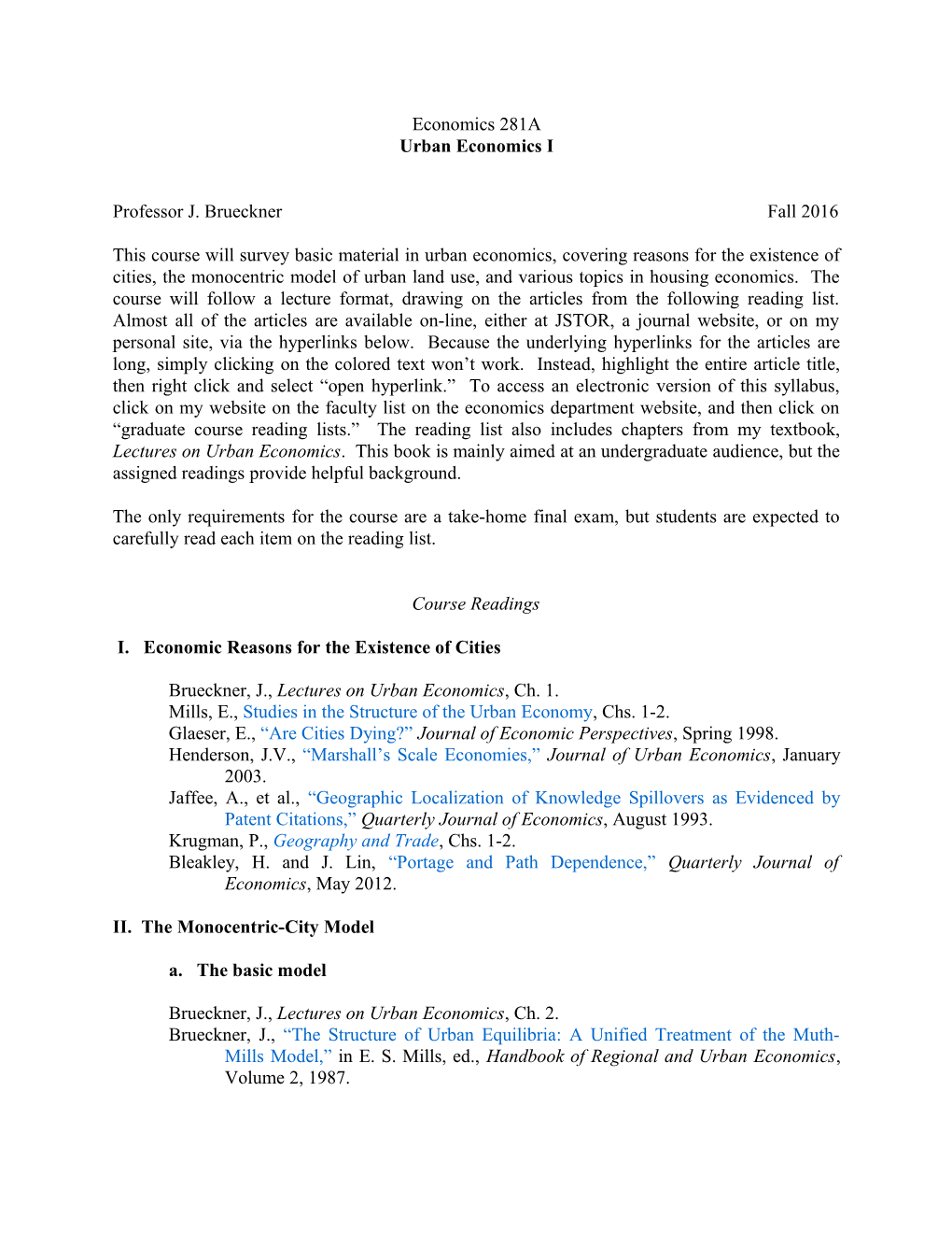 Patterns of Location by Income