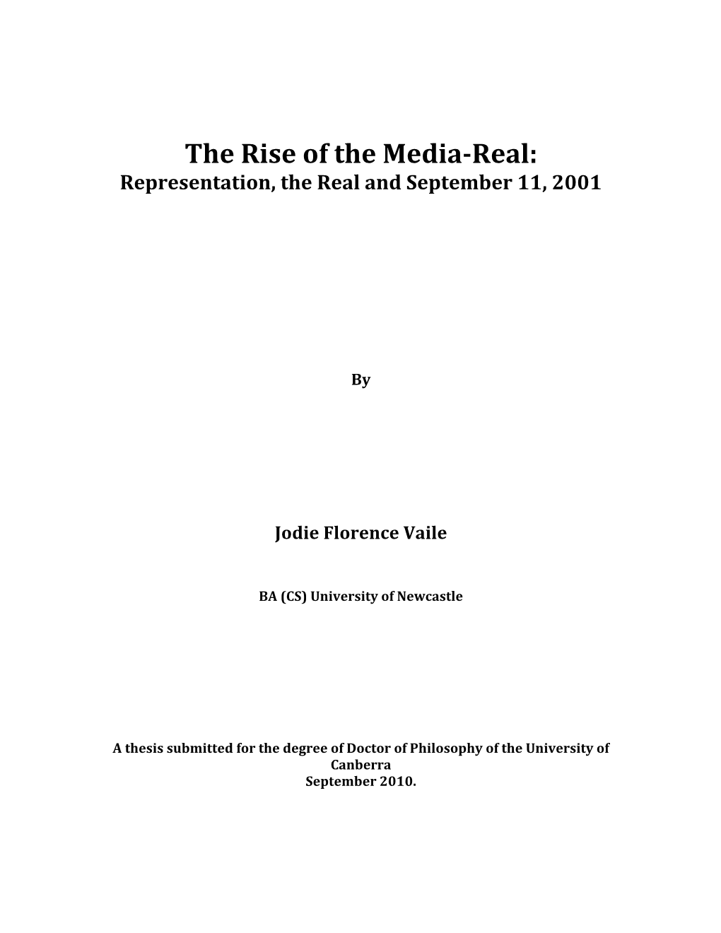 The Media-Real (Final