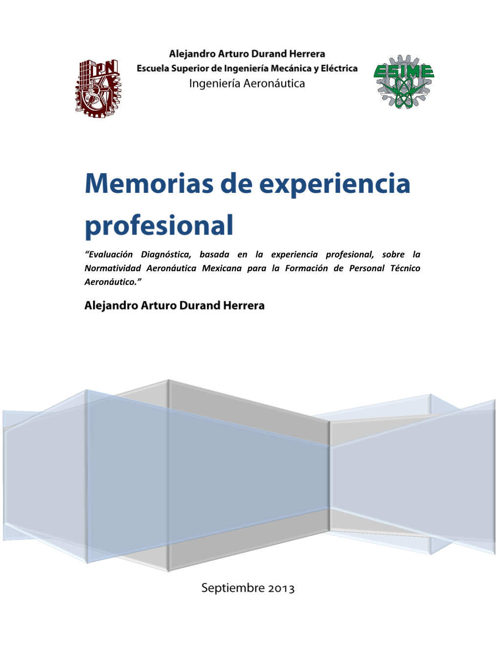 Memorias De Experiencia Profesional