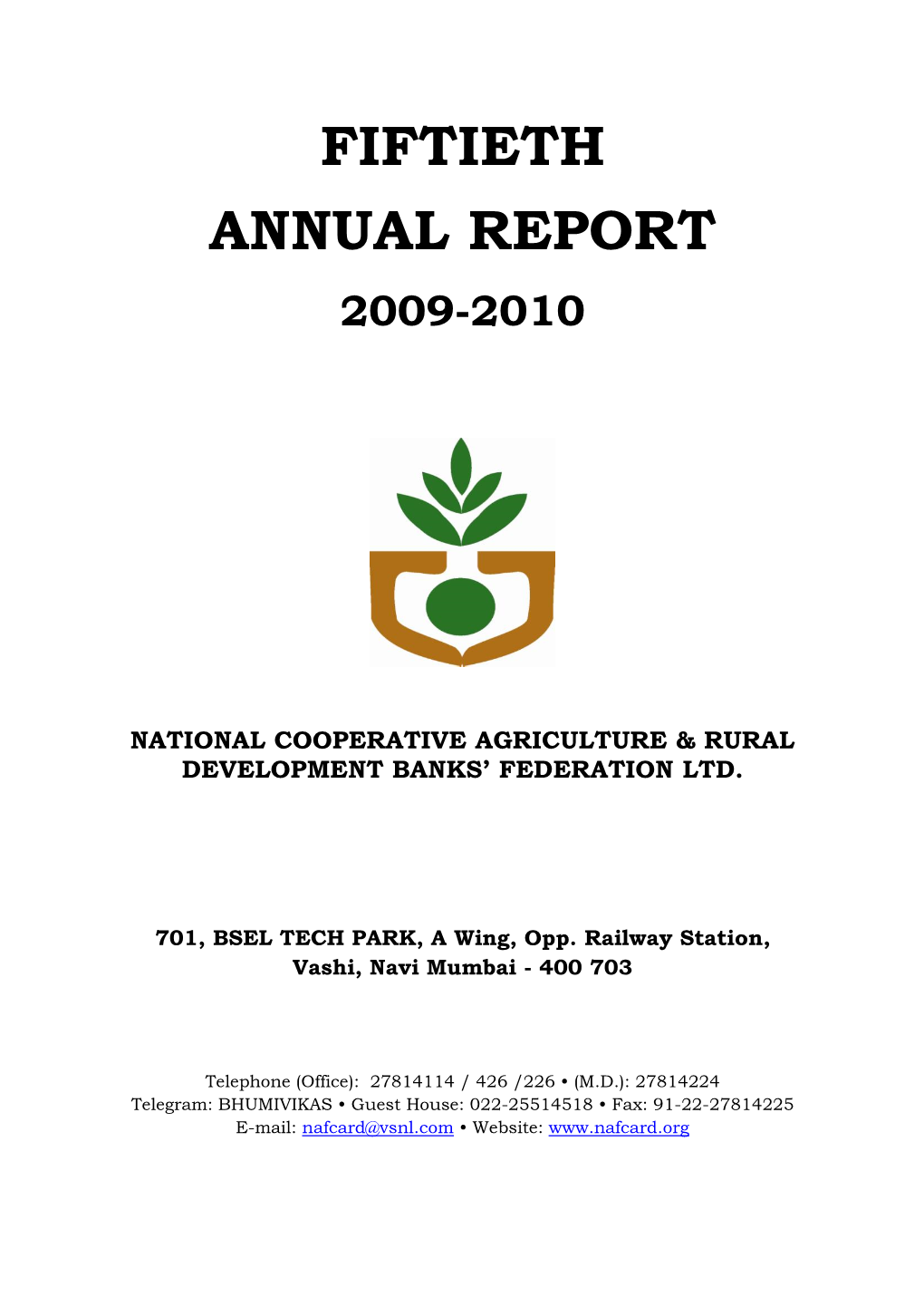 Fiftieth Annual Report