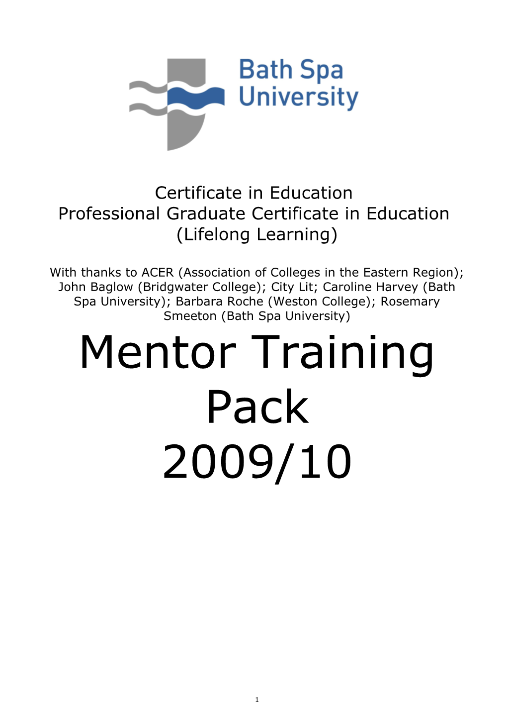 Professional Graduate Certificate in Education