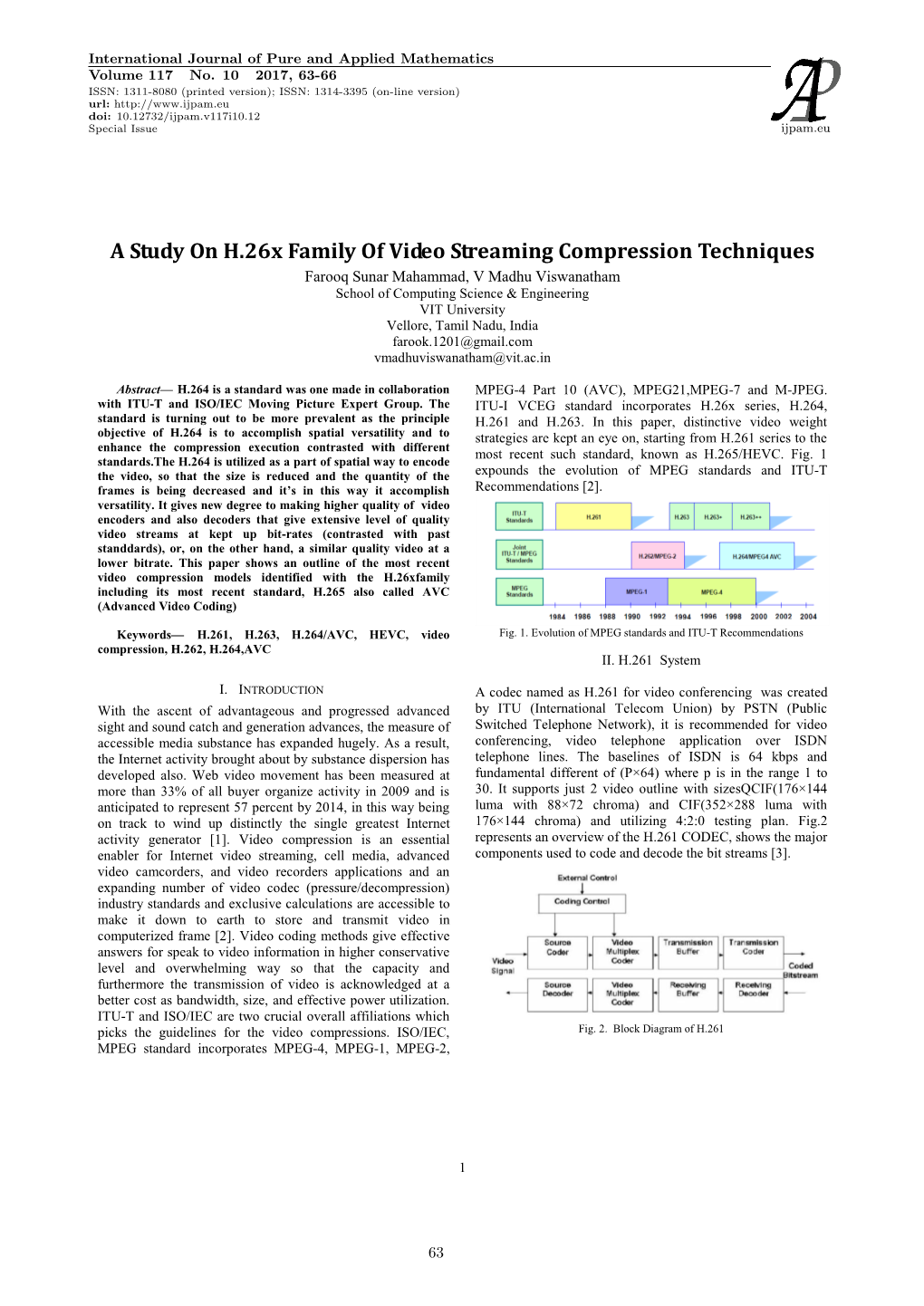 A Study on H.26X Family of Video Streaming Compression Techniques