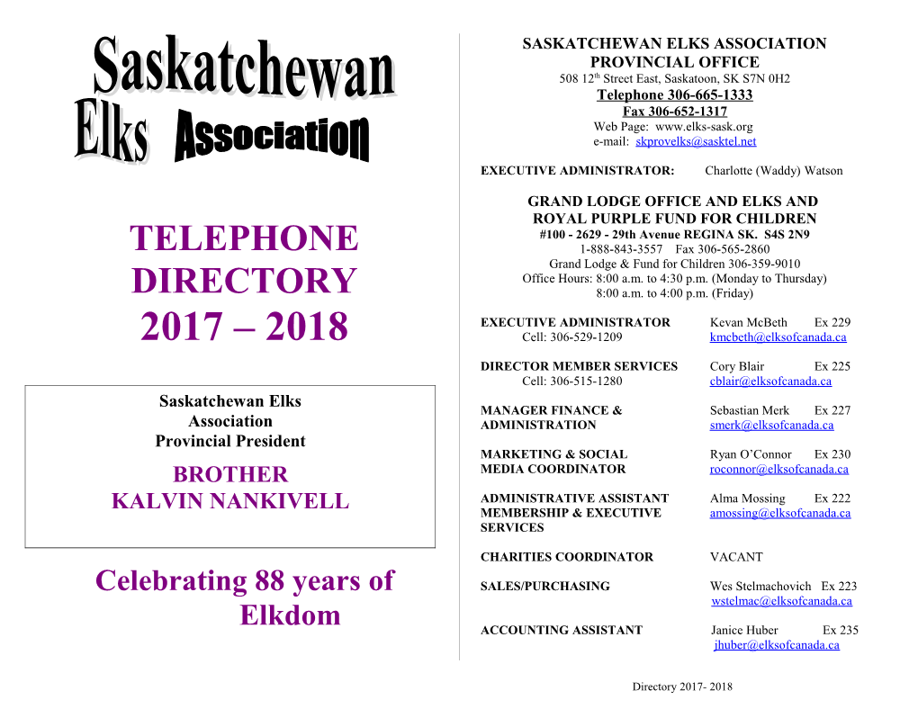 Saskatchewan Elks Association