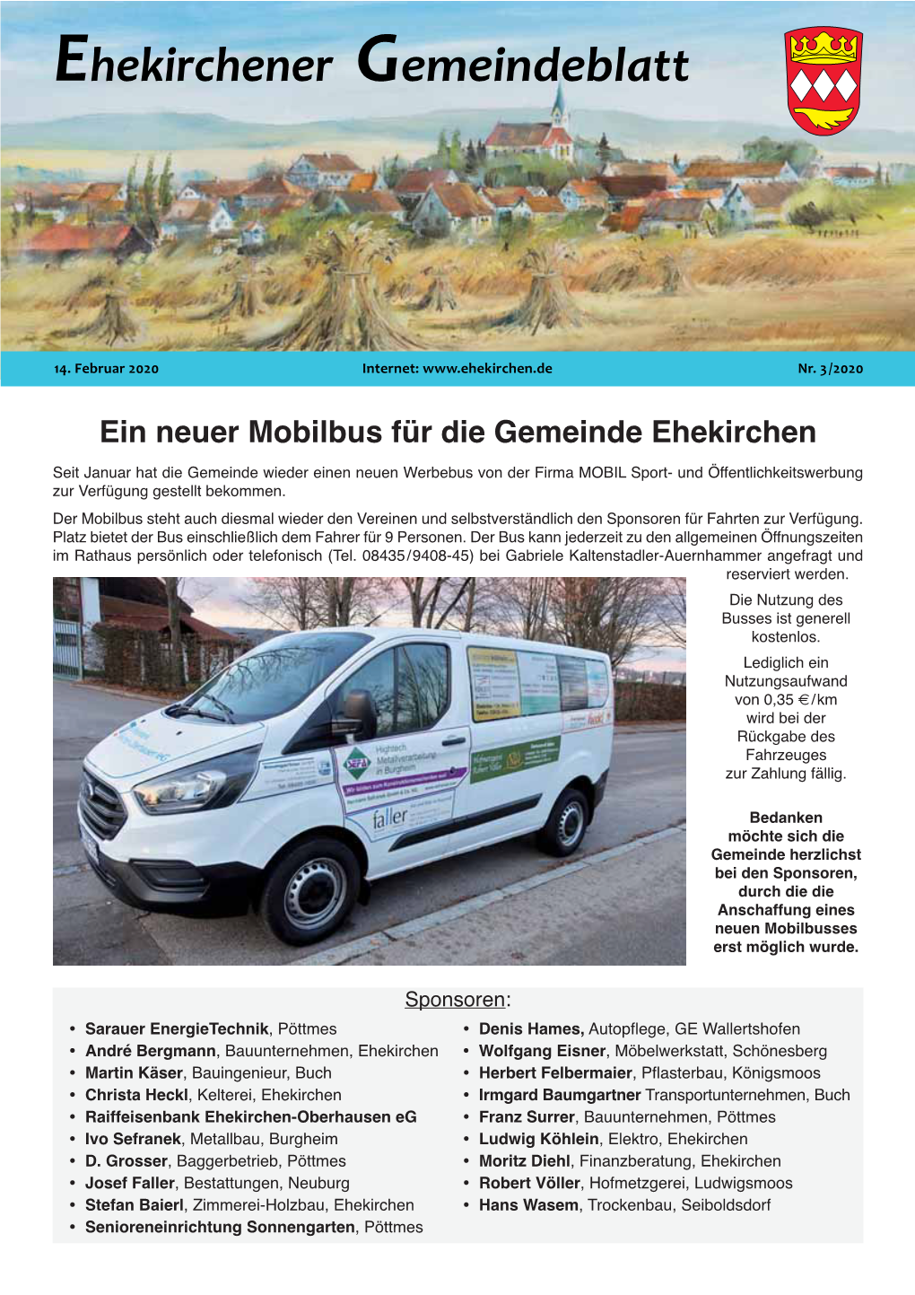 Ehekirchener Gemeindeblatt