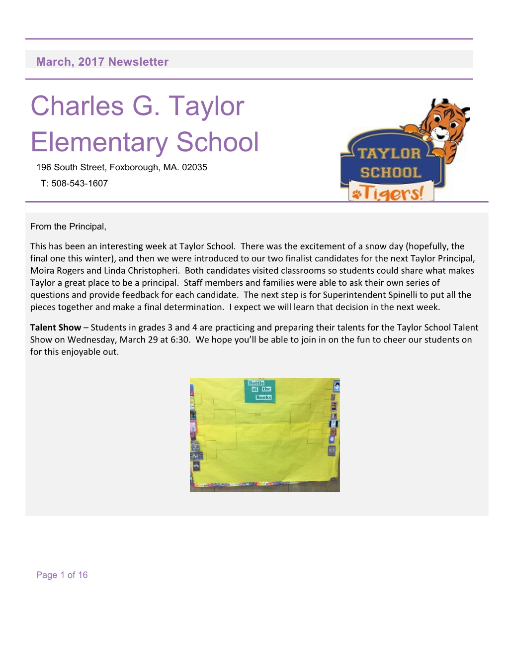 Charles G. Taylor Elementary School