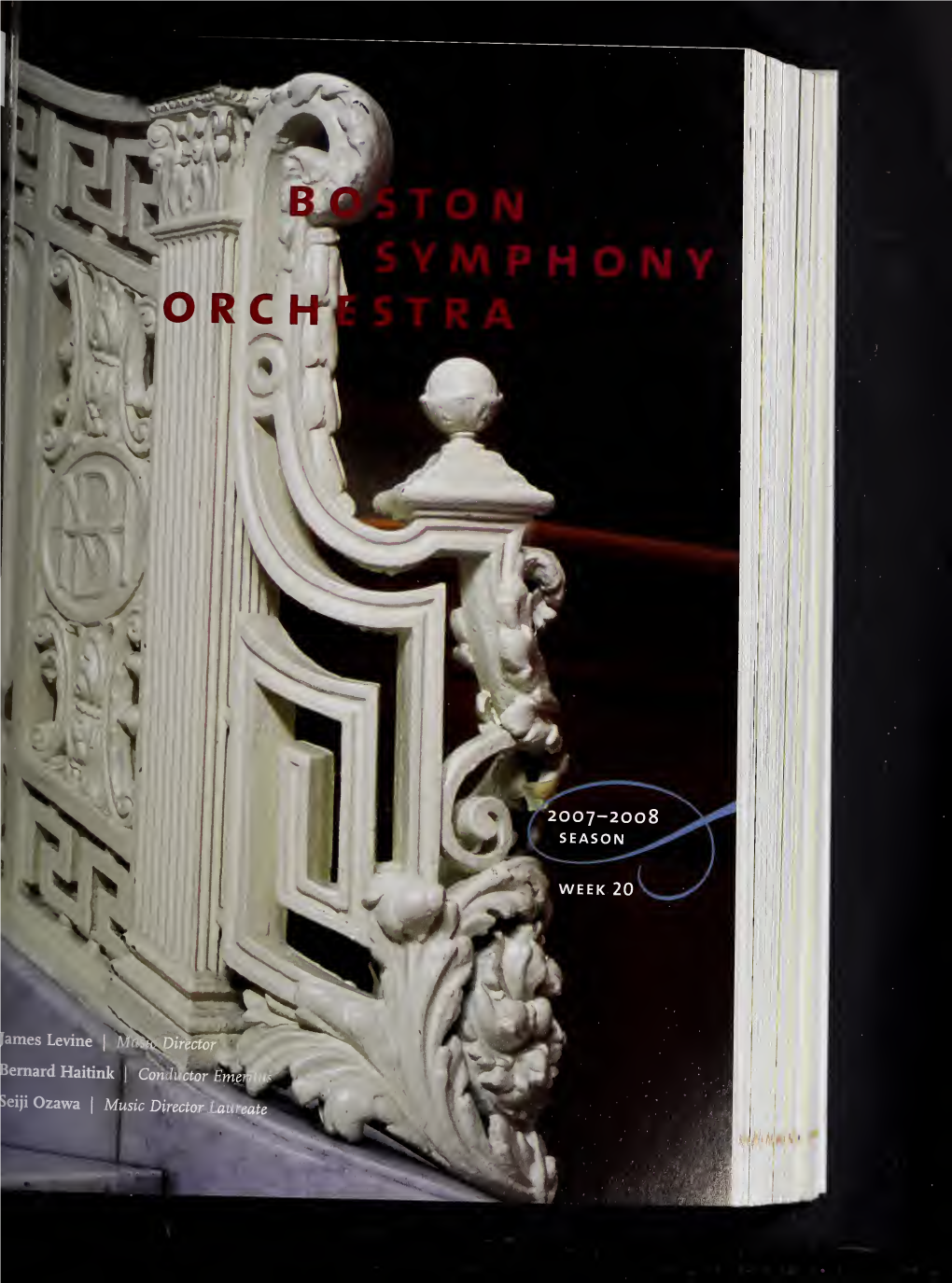Boston Symphony Orchestra Concert Programs, Season 127, 2007