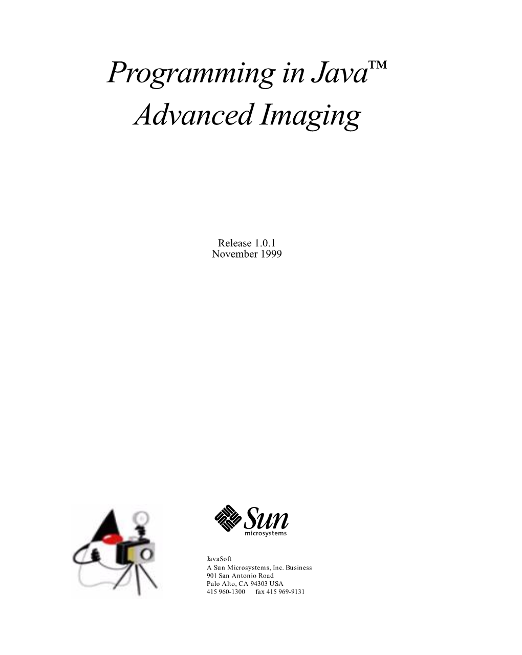 Programming in Java Advanced Imaging