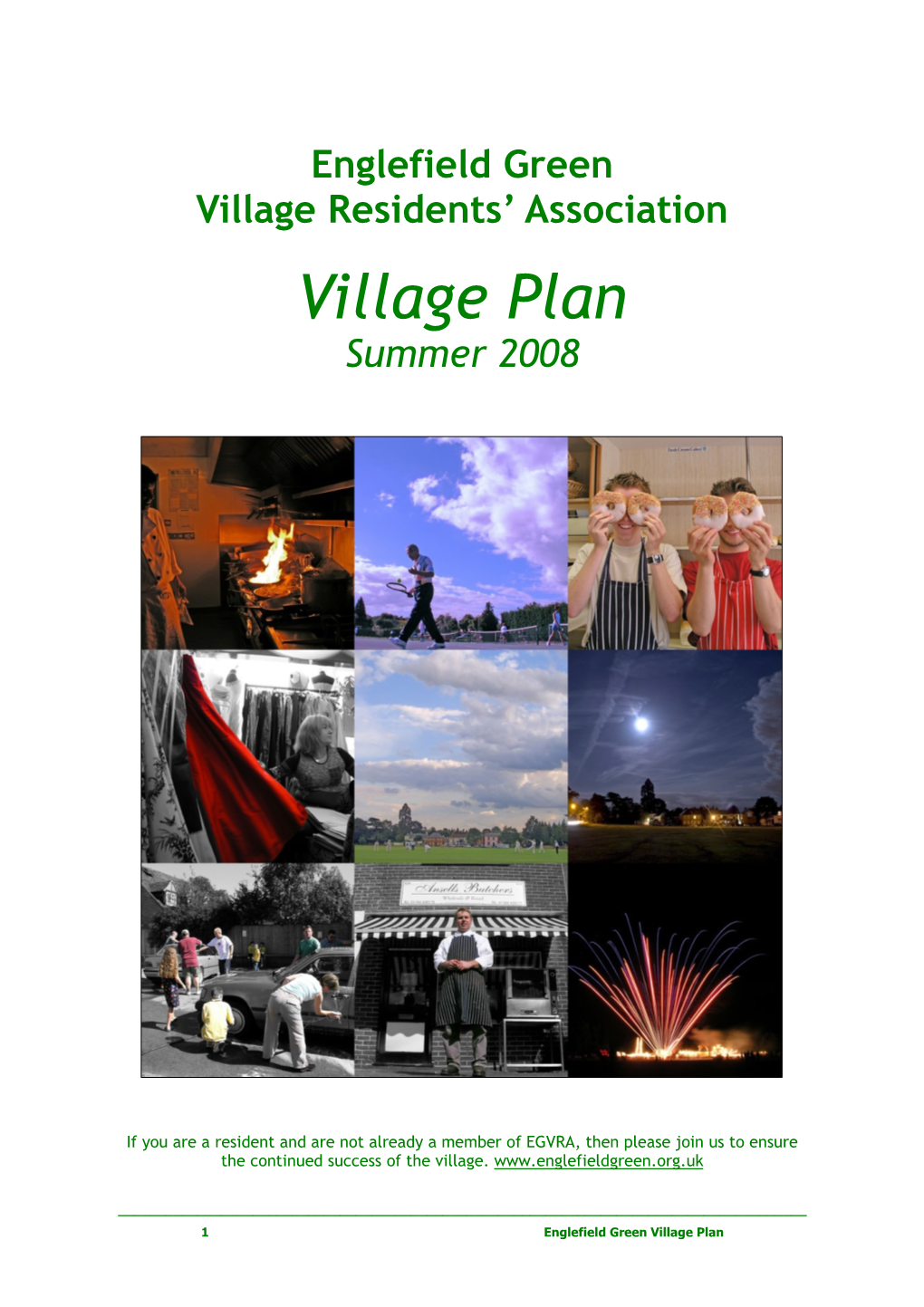 Village Plan Summer 2008