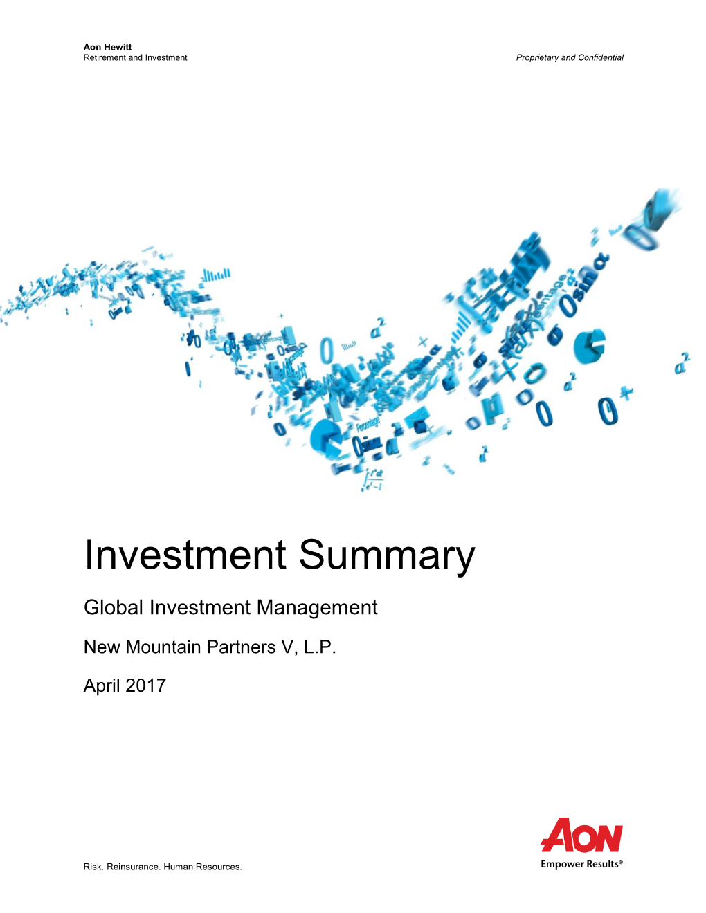 Aon New Mountain V Investment Summary
