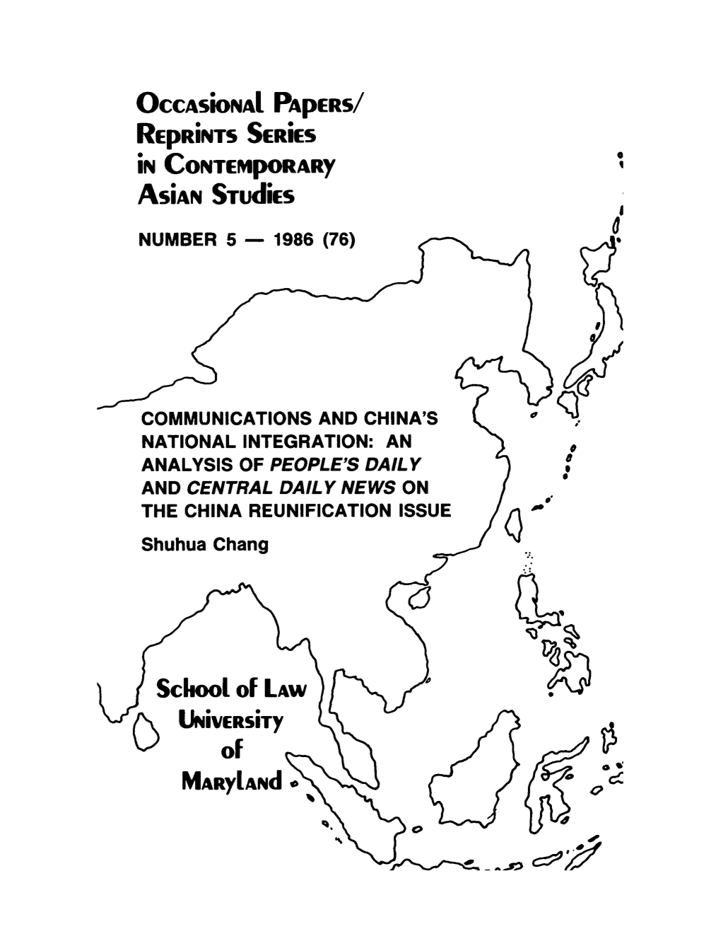 Communications and China's National Integration: an Analysis of People's