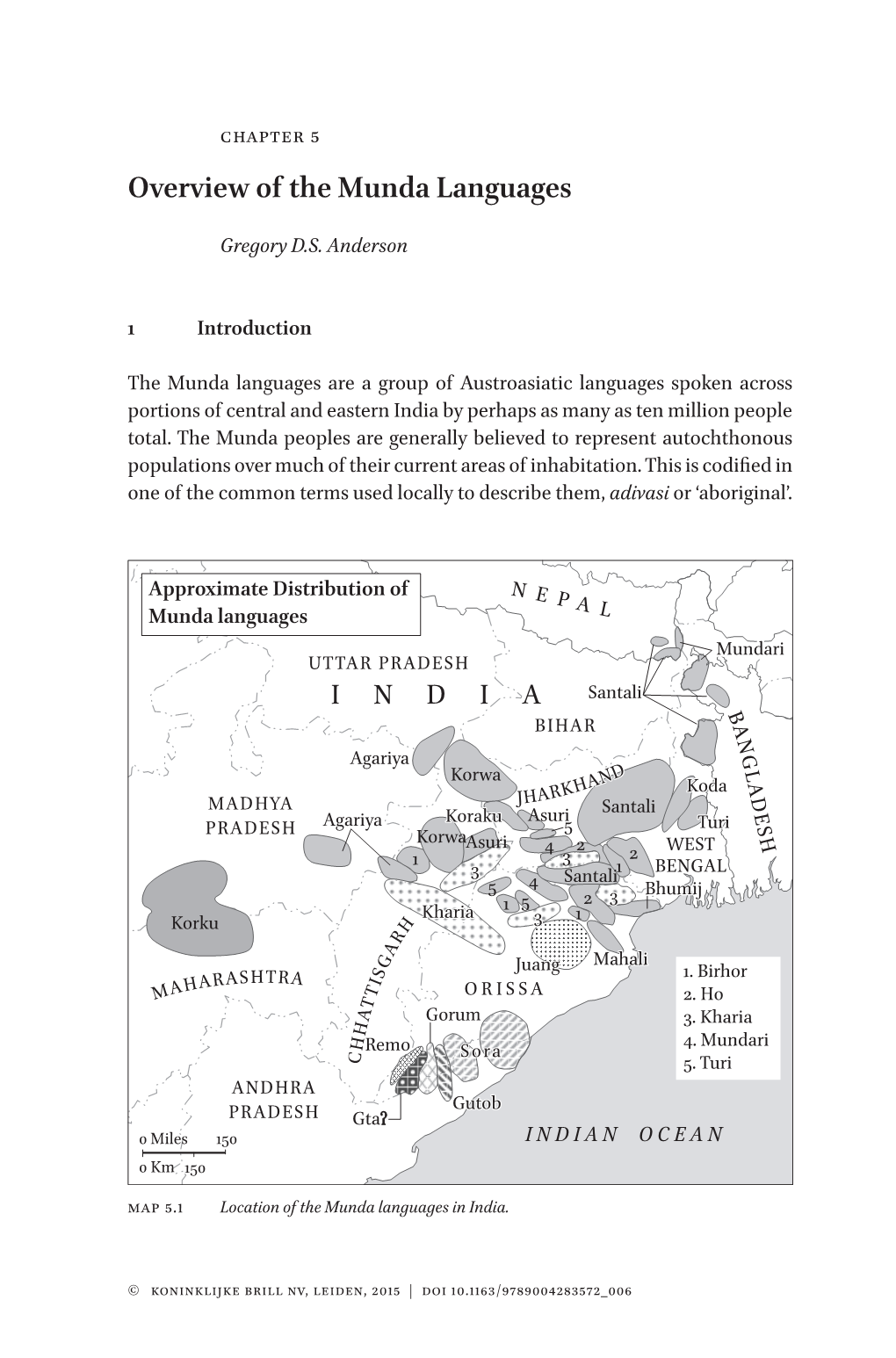 Overview of the Munda Languages