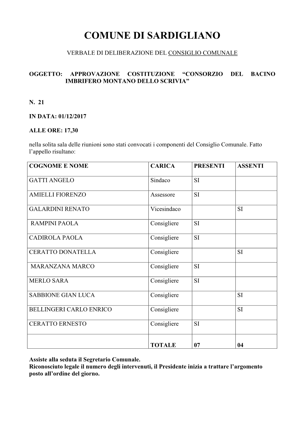 C.C. 21.2017 Cost. Cons. Bacino Imbrifero Montano Scrivia