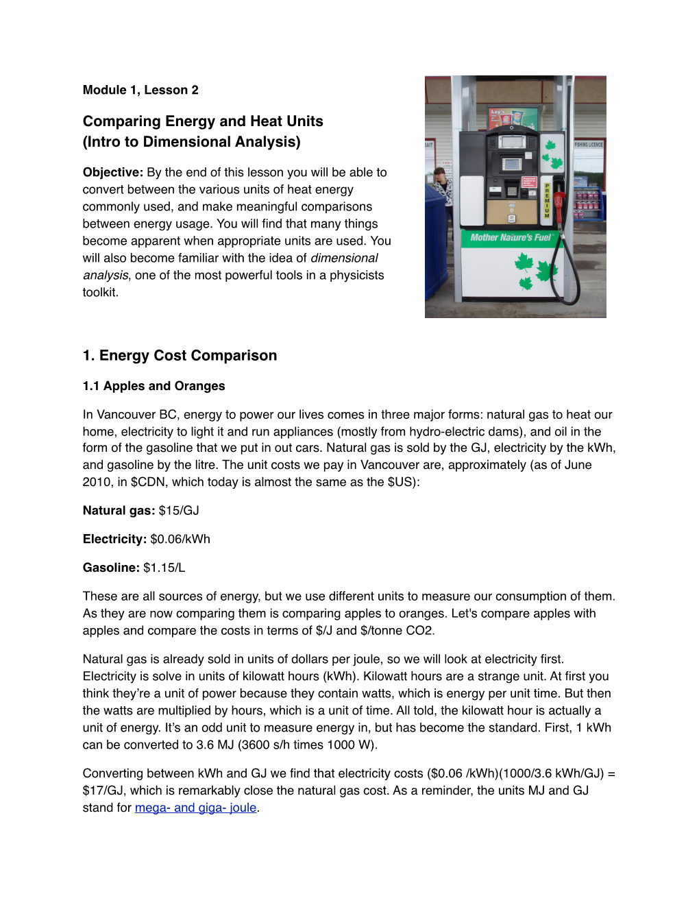 Comparing Energy and Heat Units !! (Intro to Dimensional Analysis)