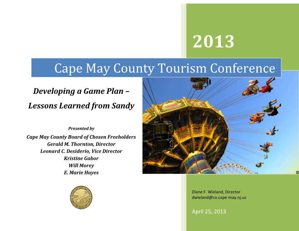 Cape May County Tourism Conference