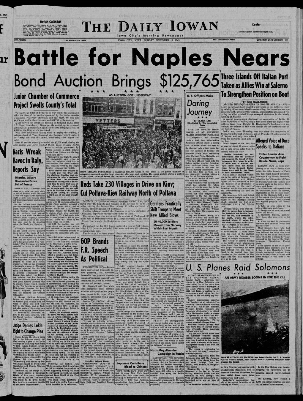 Daily Iowan (Iowa City, Iowa), 1943-09-19