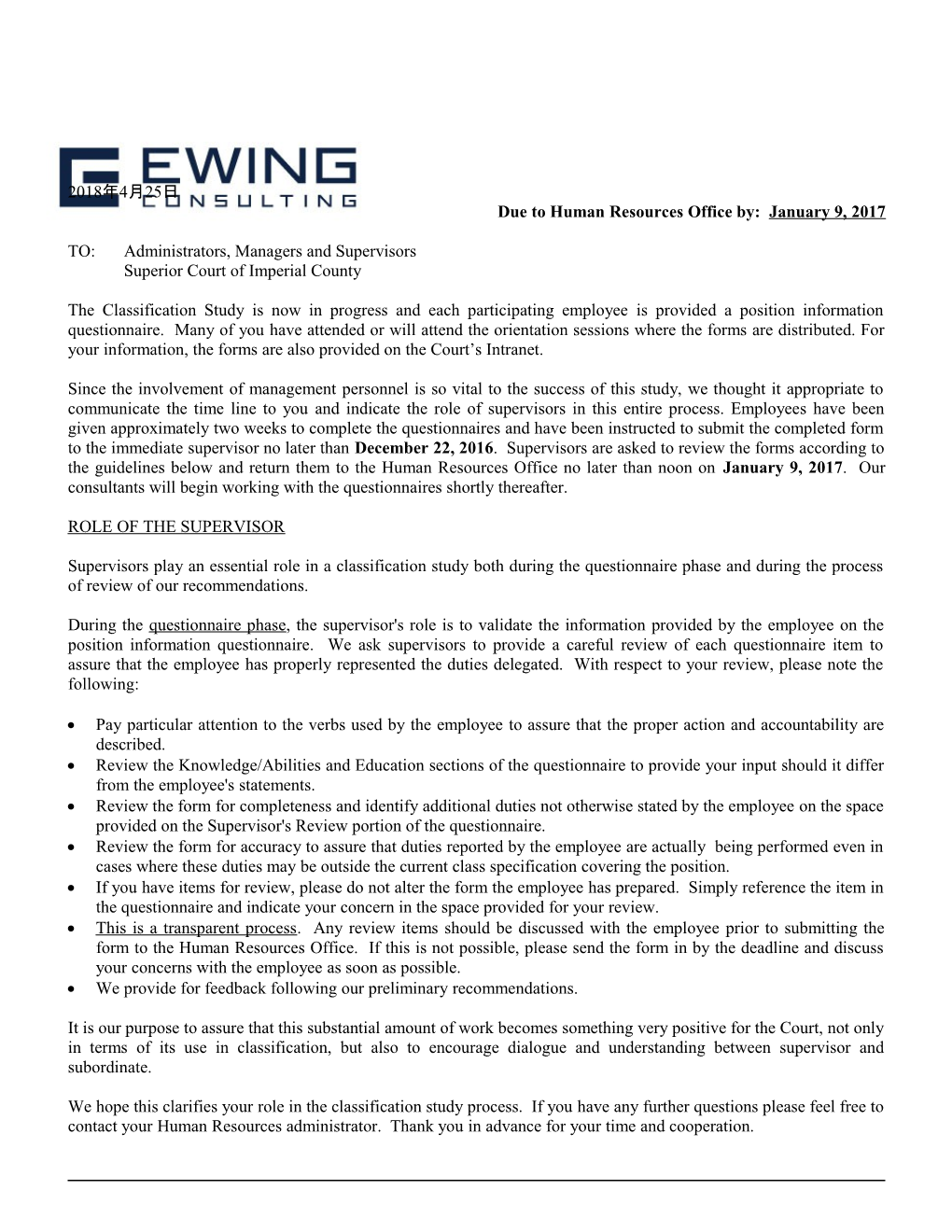 Ewing Consulting Services