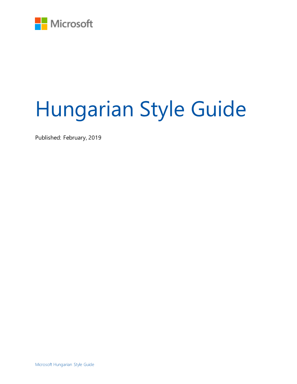 Hungarian Style Guide