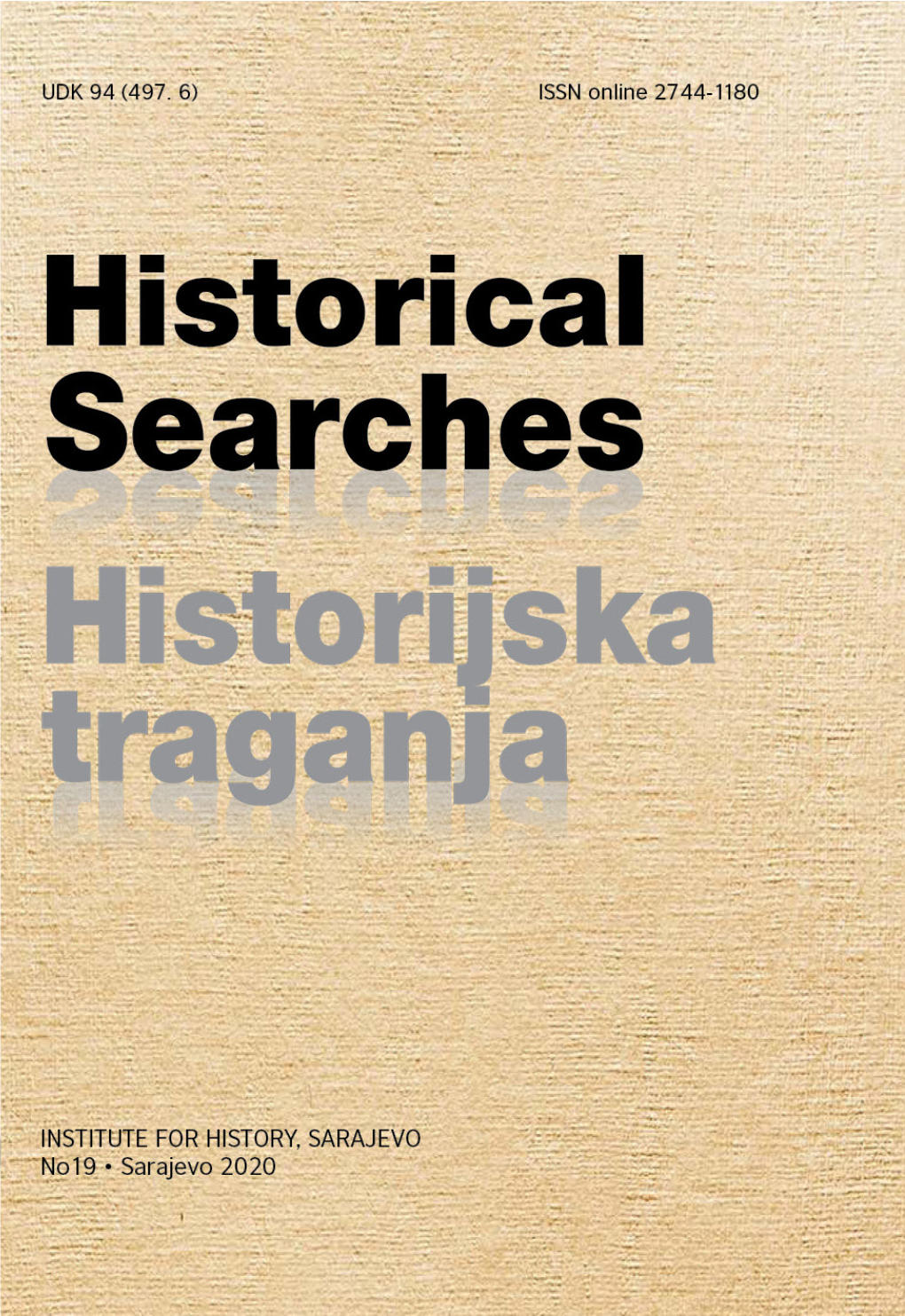 Historijska Traganja Br. 19