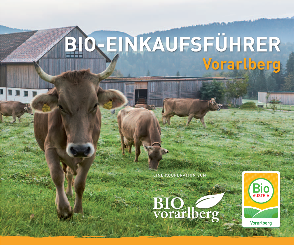 BIO-EINKAUFSFÜHRER Vorarlberg