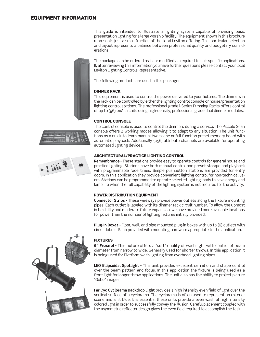 INSIDE 1St Flap Equipment Information