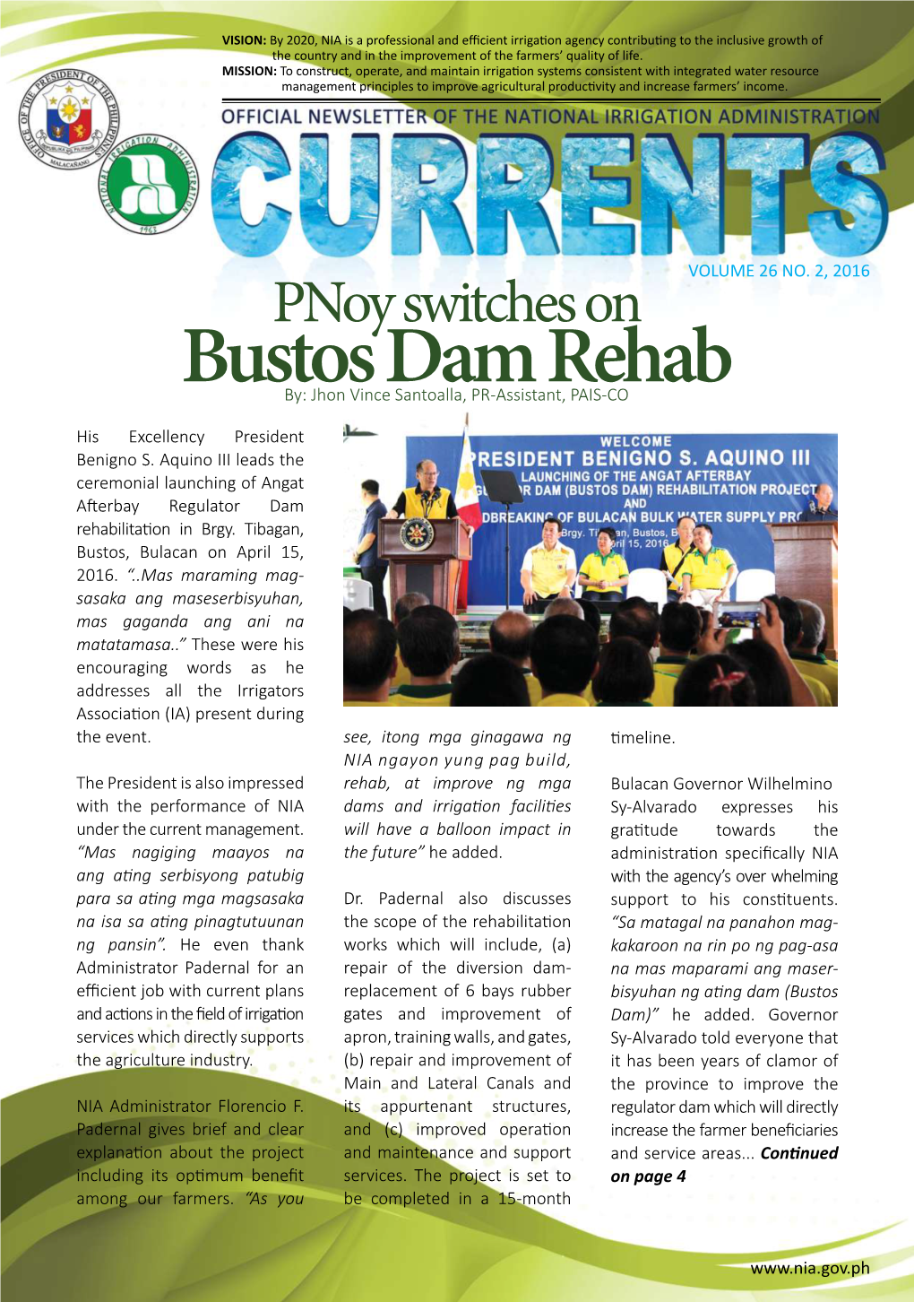Bustos Dam Rehab
