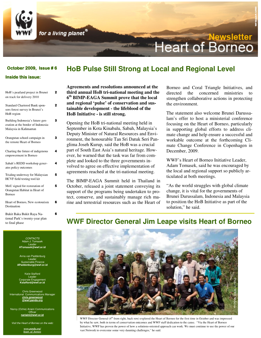Heart of Borneo NI Newsletter October-Resized